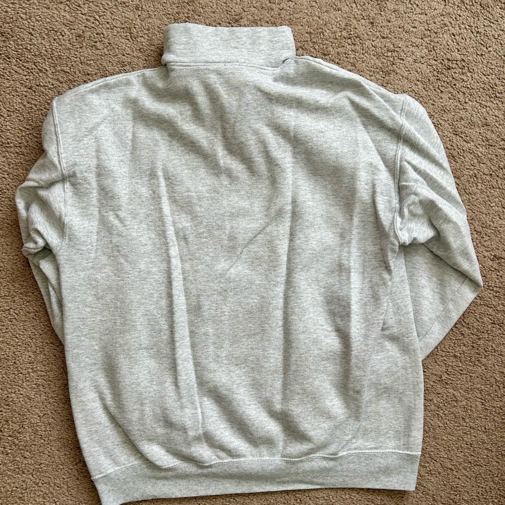 Mrs. Wilson Gray Quarter-Zip Women’s Half Zip Pull Over - Picture 2 of 5